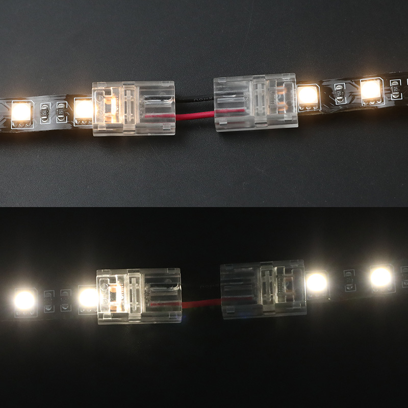 8mm/10mm Flexible LED Strip Connector 2 Pin Board to Board Type 8mm/10mm Flexible LED Strip Connector 2 Pin Board to Board Type
